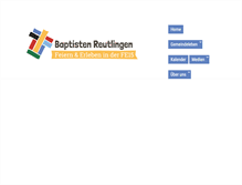 Tablet Screenshot of baptisten-reutlingen.de